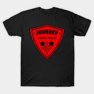 cool logo design with name Journey combination T-Shirt